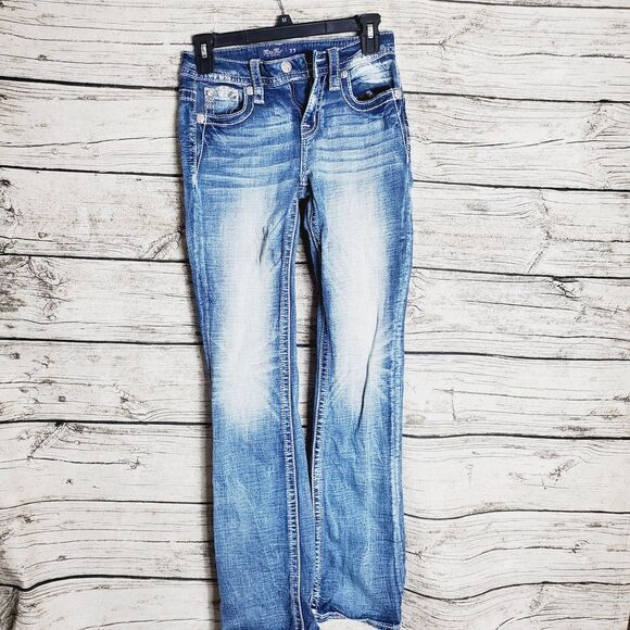 Miss Me Denim - Miss Me Mid Rise Boot Cut Jeans Size 23